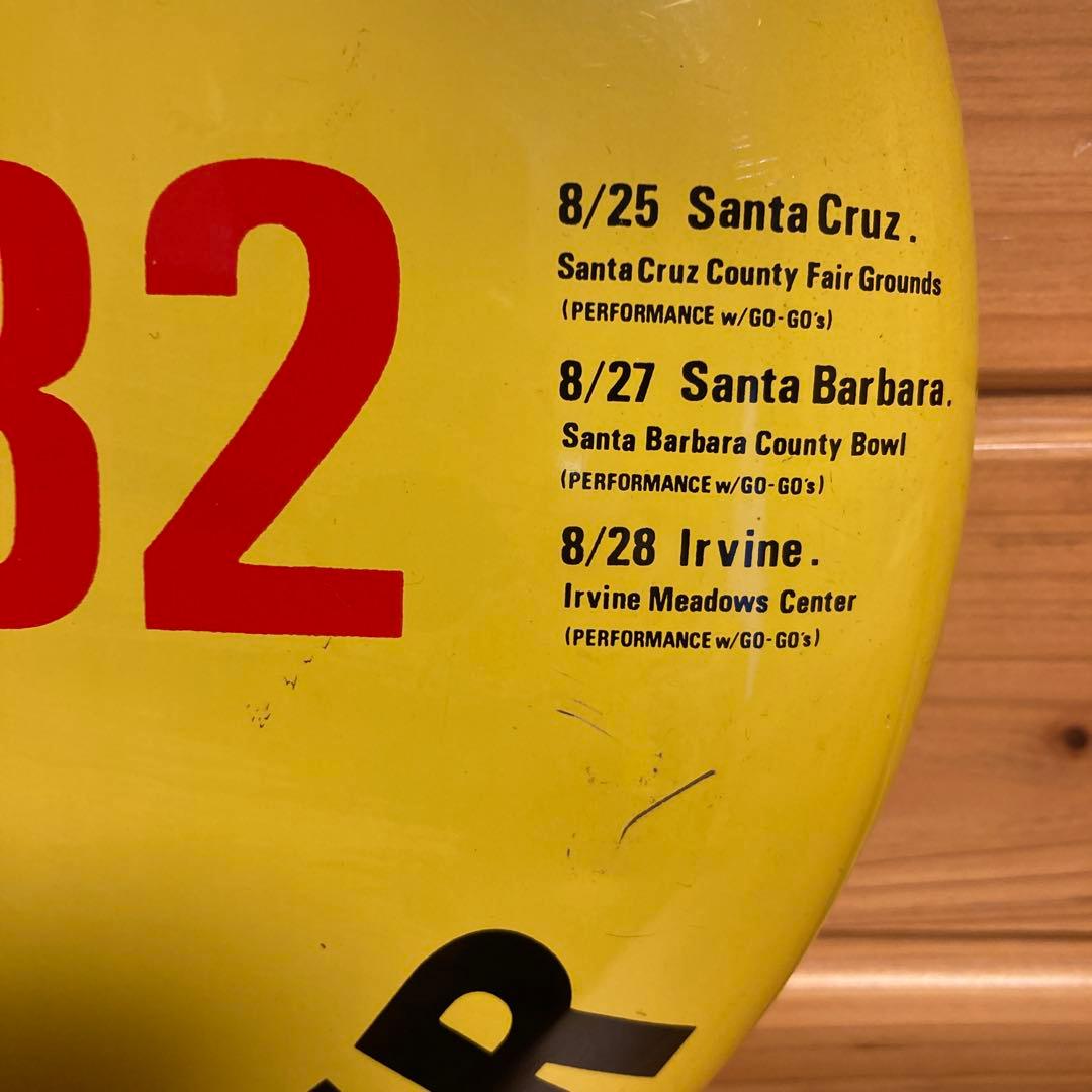 BLACK CATS 1982 U.S.A. ツアー丸型プレート&おまけバッジ付