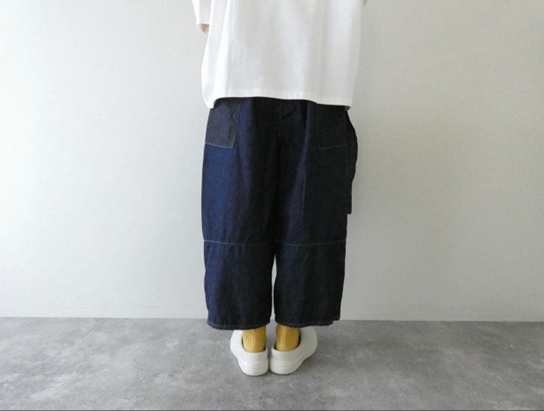 【快晴堂】Girl'sライトオンスデニム斜めポケットNewころんパンツ