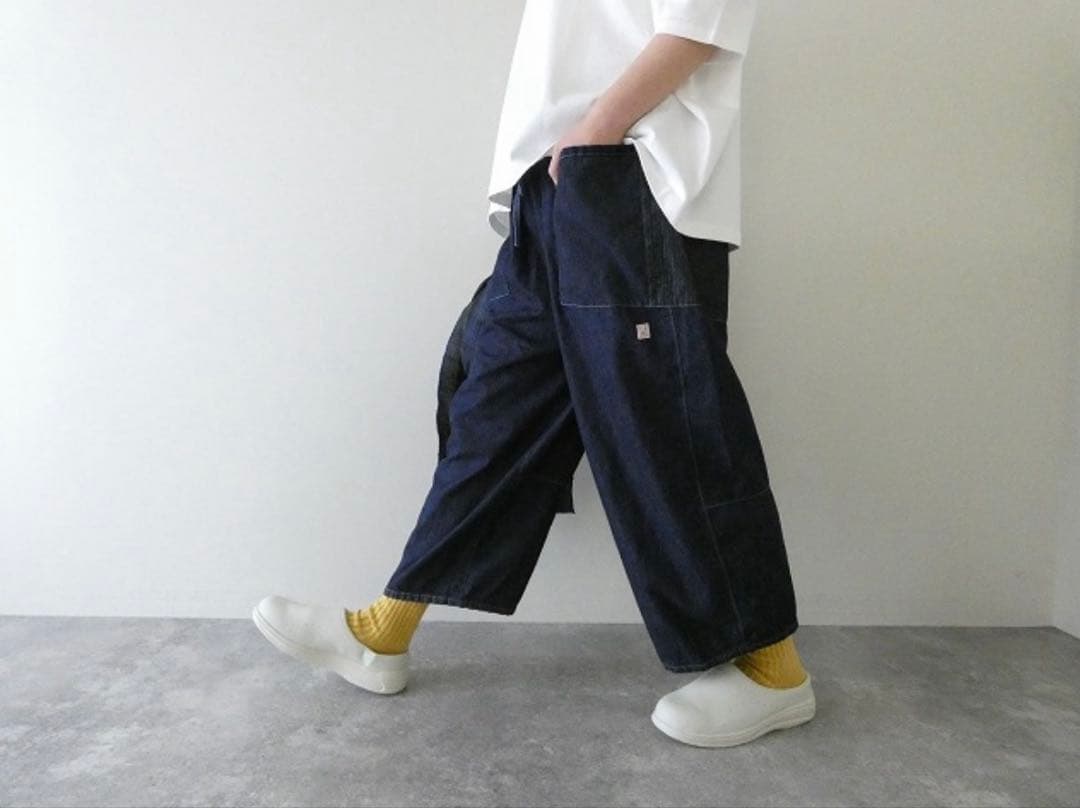 【快晴堂】Girl'sライトオンスデニム斜めポケットNewころんパンツ