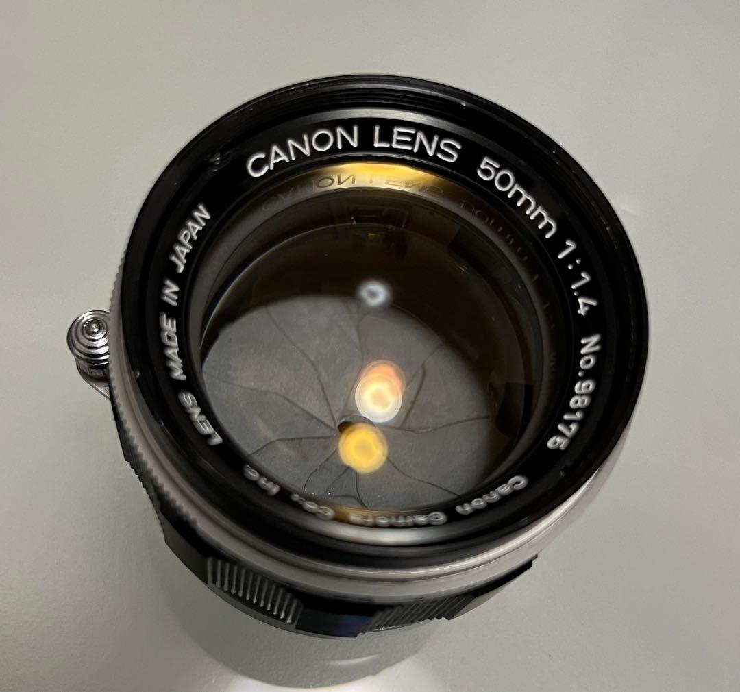 キヤノン Canon 50mm F1.4 ライカLマウント