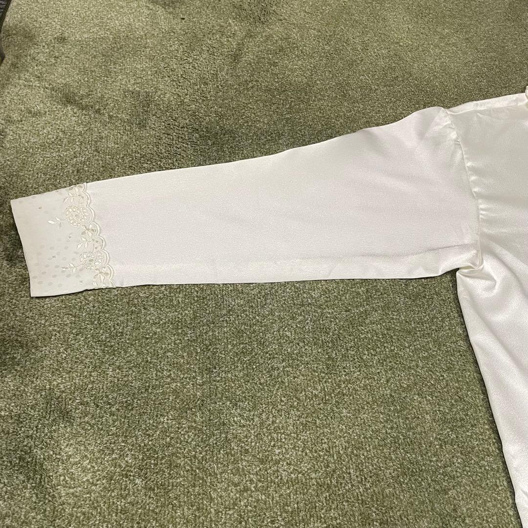 Christian Dior サテンパジャマ Mサイズ アイボリー