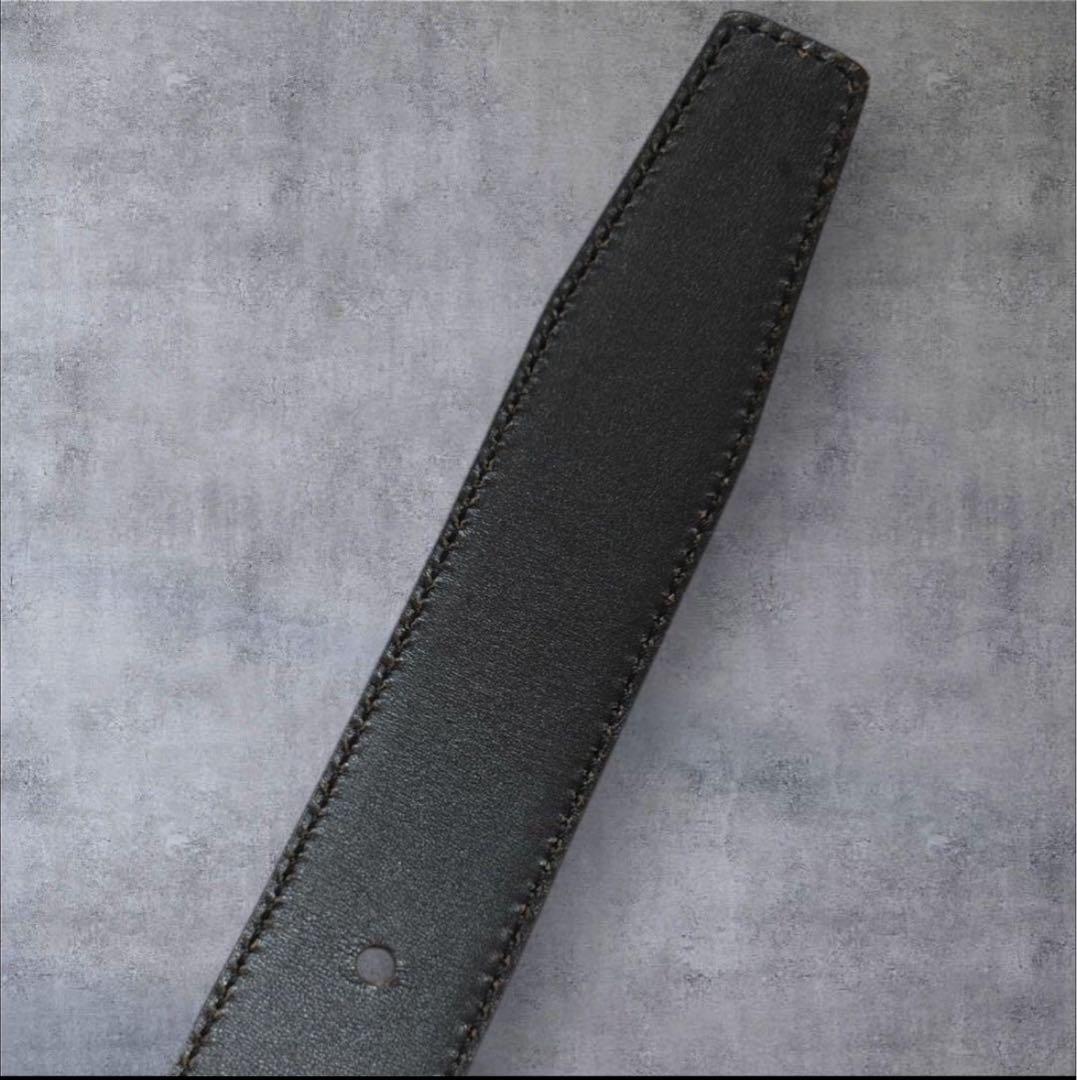 PRADA プラダ ベルト レザー ダークブラウン