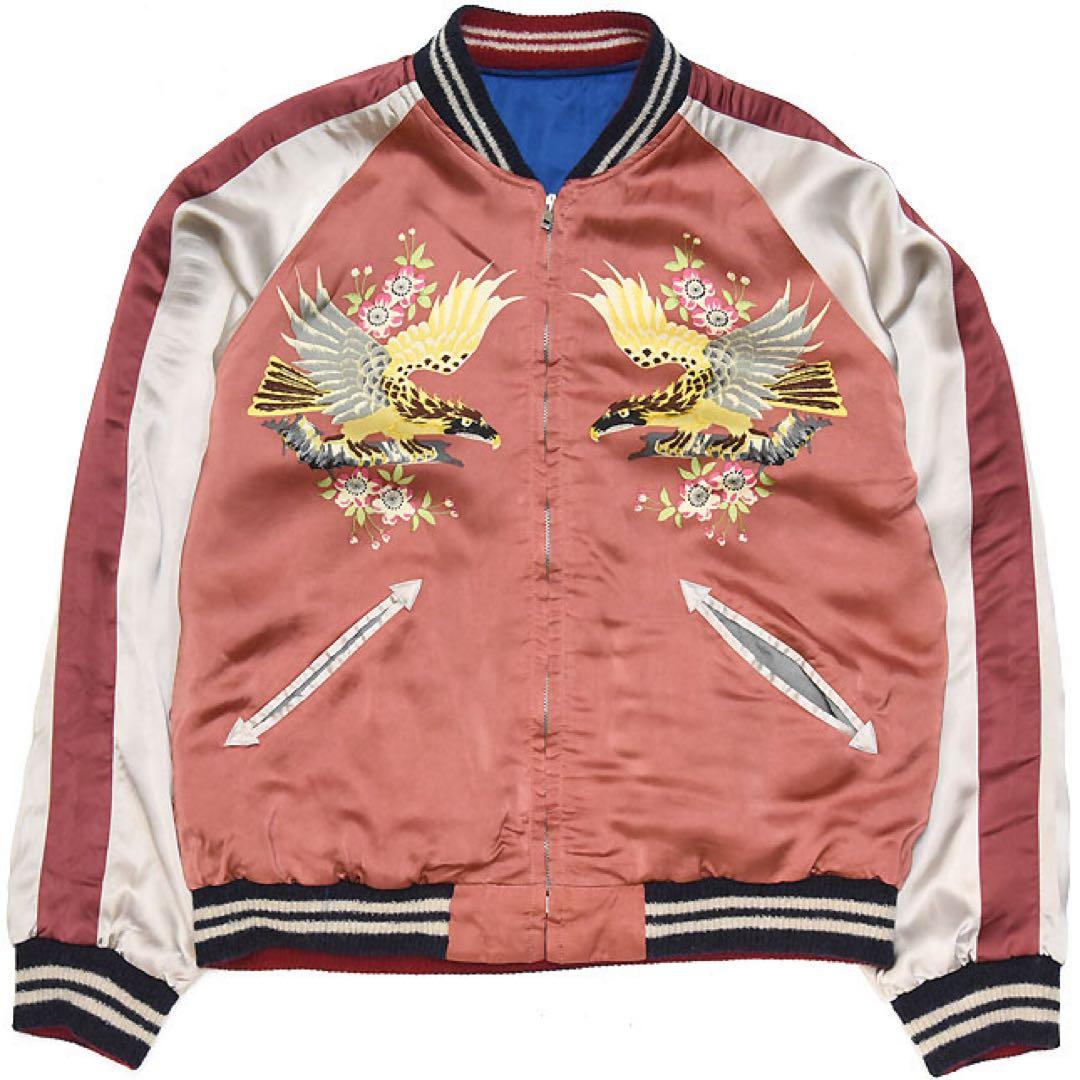 【新品】テーラー東洋 港商 スカジャン tt15277 中 プリント