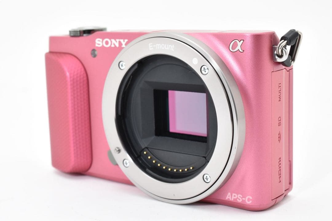 SONY NEX-3N ピンク APS-C ミラーレスカメラ ピンク