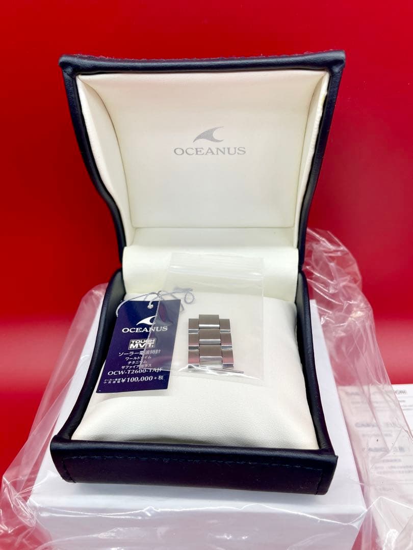 オシアナス　CASIO T2600 電波ソーラー　メンズ　腕時計