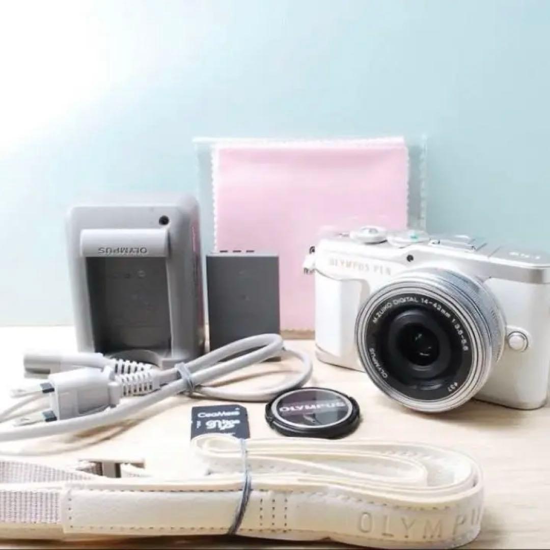 OLYMPUS E-PL10⭐️オリンパス ホワイト Wi-Fi ミラーレス一眼