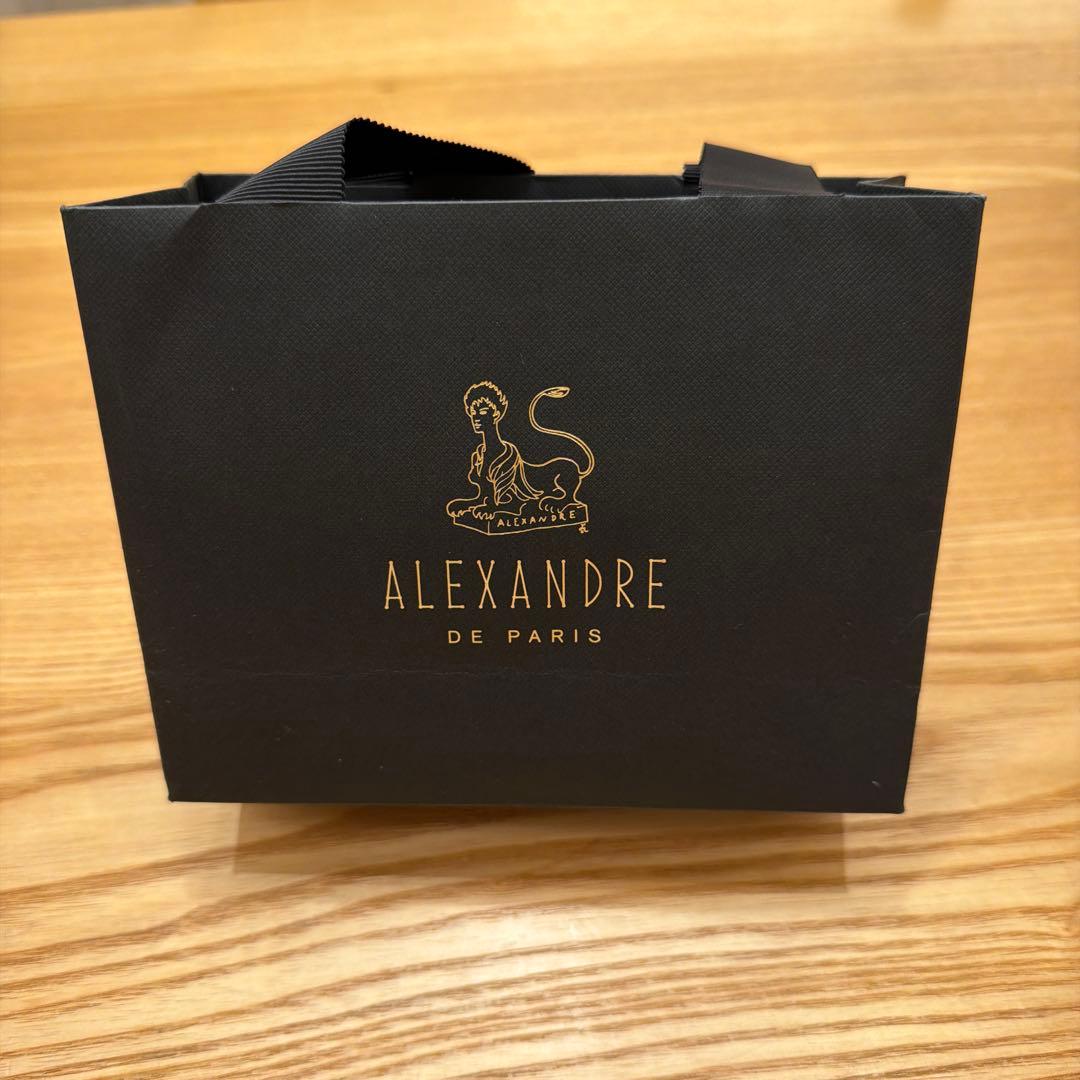 ALEXANDRE DE PARIS 黒 サテンシュシュ