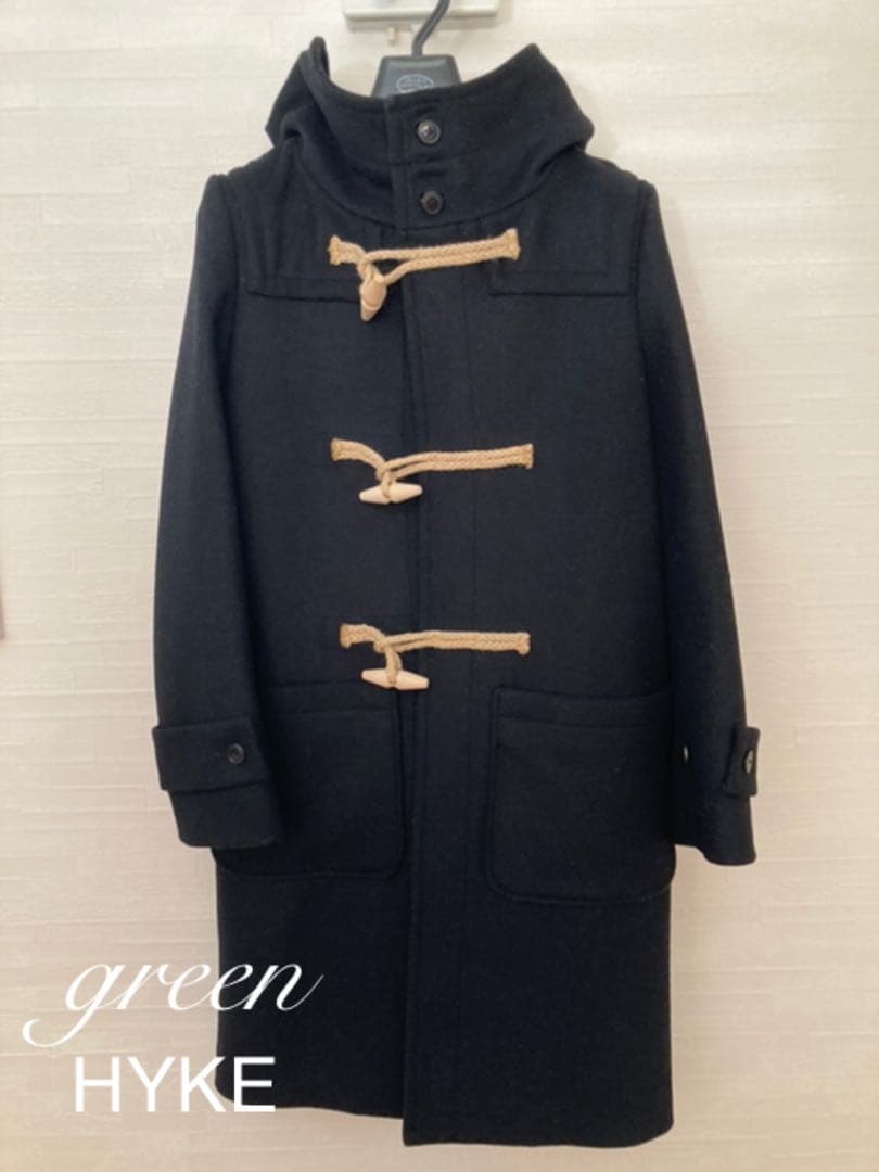 green (現hyke) 超希少　ブラック　ダッフルコート　サイズ1