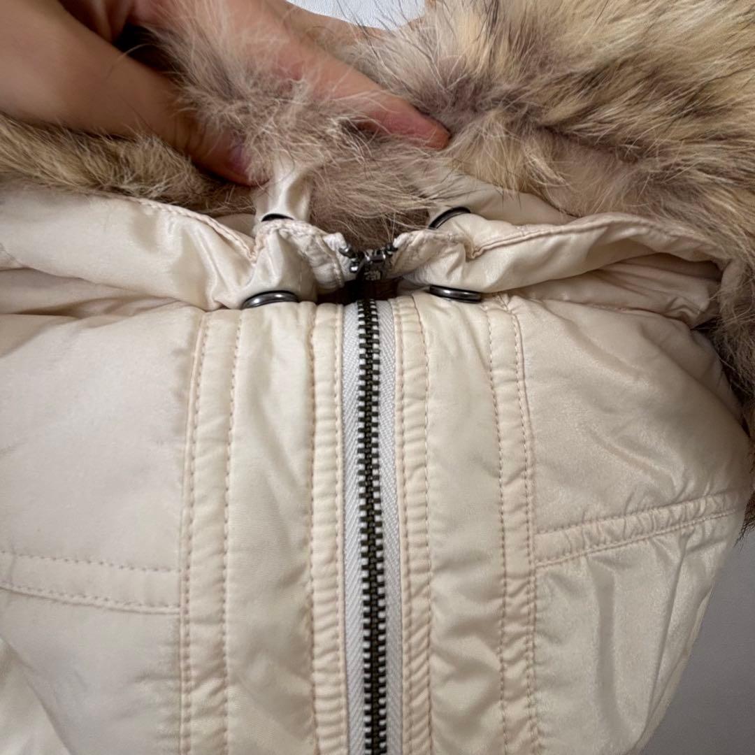 美品　ラルフローレン　Ralph Lauren ファーコート　ダウンコート　白