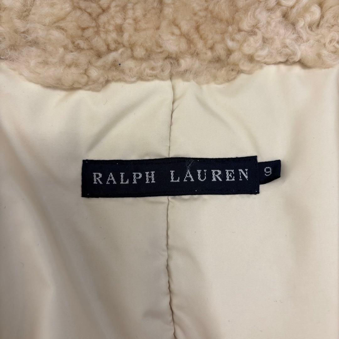 美品　ラルフローレン　Ralph Lauren ファーコート　ダウンコート　白