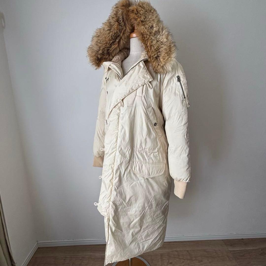 美品　ラルフローレン　Ralph Lauren ファーコート　ダウンコート　白