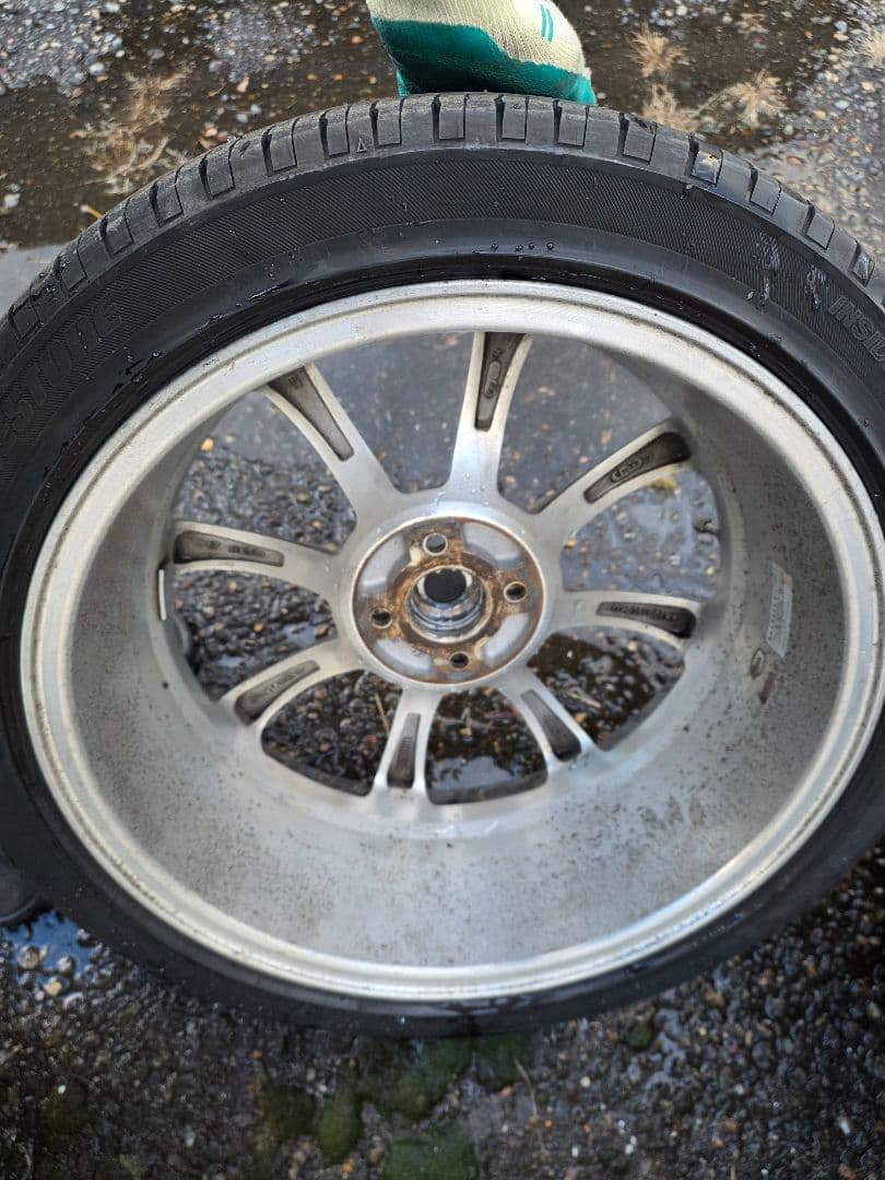 17インチ ホイールセット 205/45r17 4h pcd100