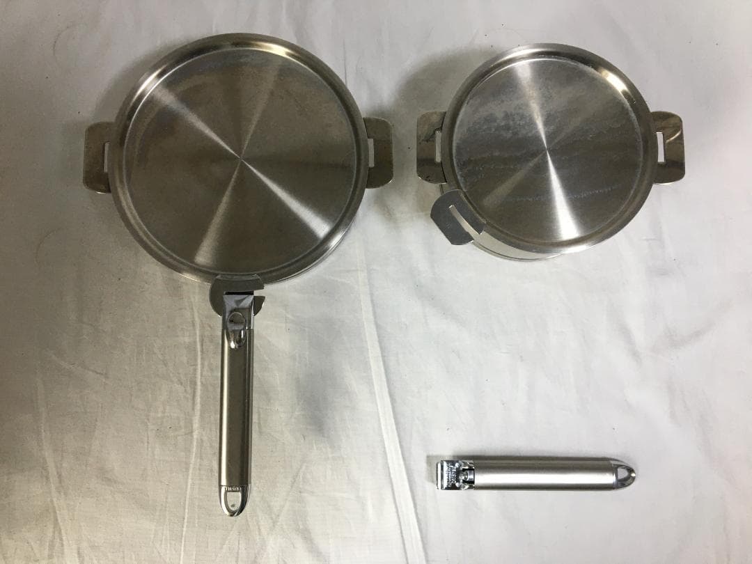 CRISTEL 両手鍋 片手鍋 ハンドル