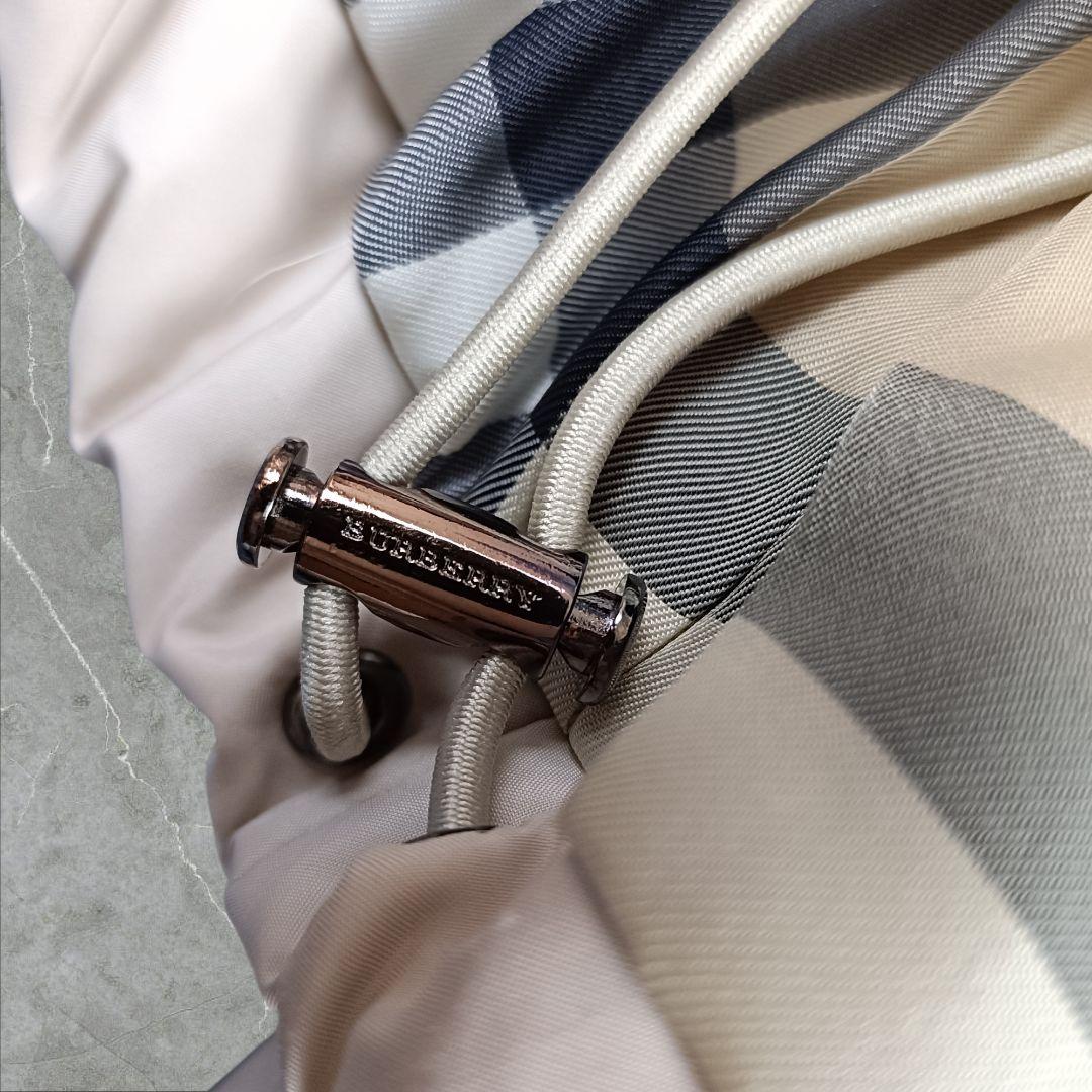 バーバリーロンドン ショート丈 ダウンジャケット メガチェック 刻印ボタン 38