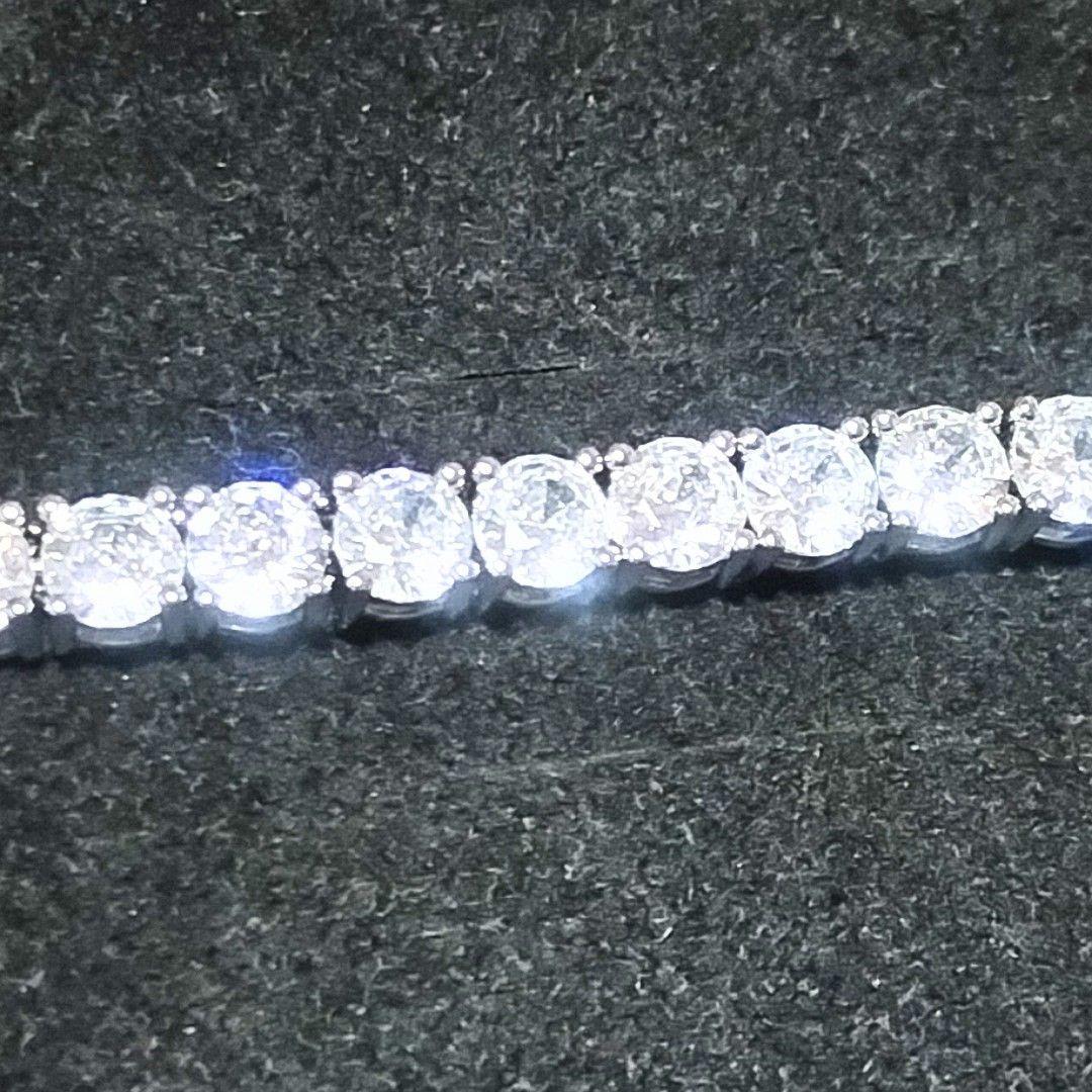 最高級品質　モアサナイトダイヤ　シルバー　ネックレス　シンプル　アクセサリー