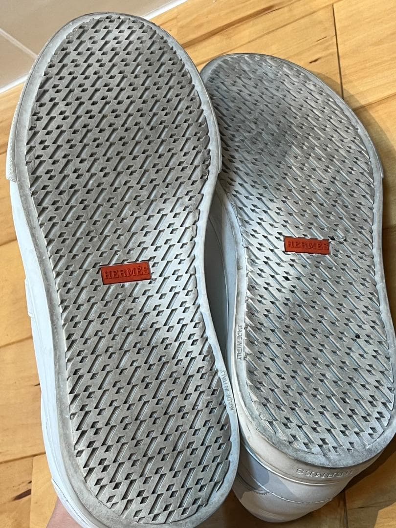 HERMES ケリースニーカー レザーローカットスニーカー