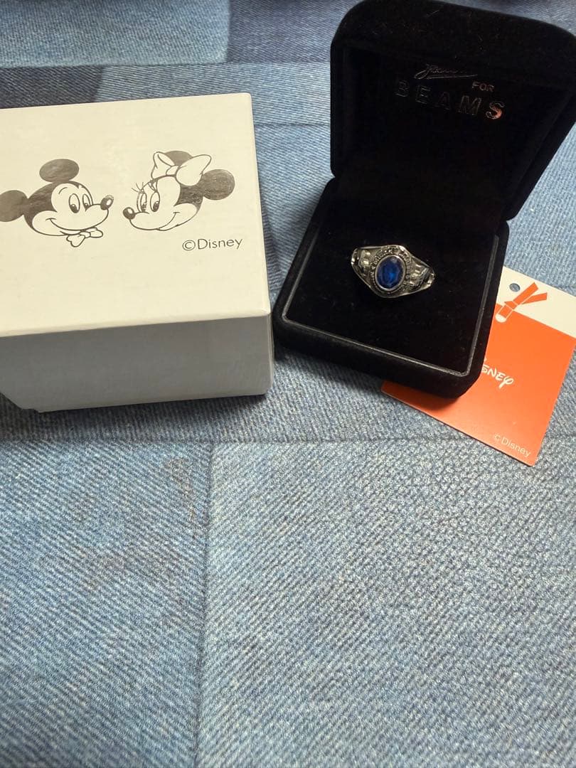 BEAMS×Jostensディズニーコラボ　カレッジリング　限定　18号