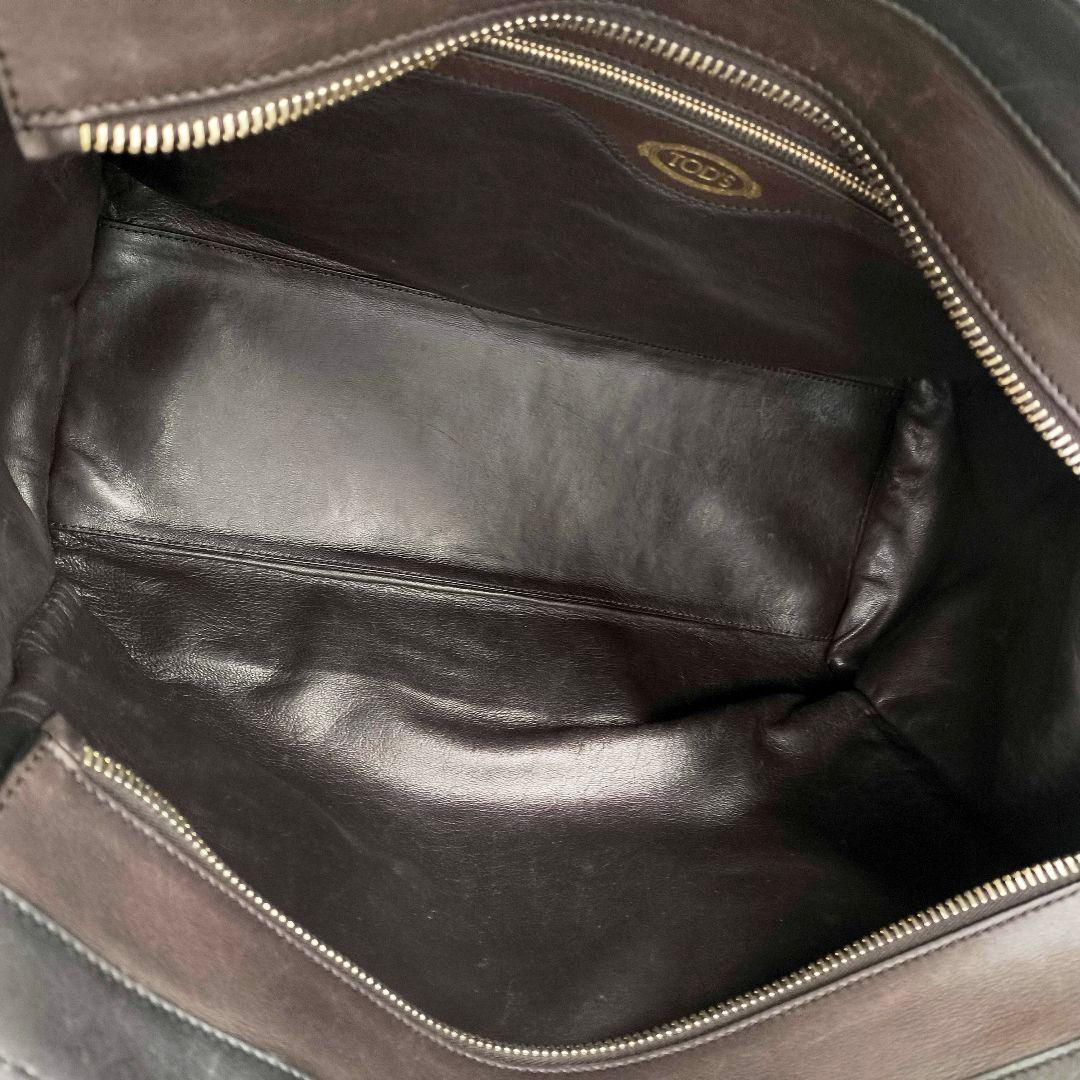 美品 トッズ トートバッグ A4収納 TODS レザー TOD'S