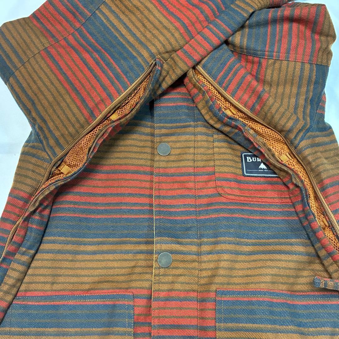 BURTON バートンウエア ネルシャツ風 スノボージャケット コーデュロイ M