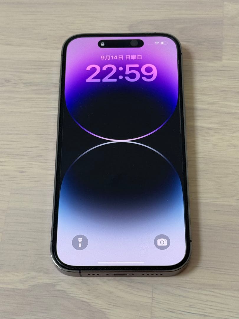 【値下中・付属品あり】iPhone14 Pro 128GB ディープパープル