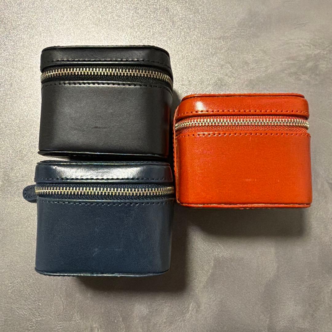 DUCT 腕時計ケース ウォッチケース 本革 イタリア製 バケッタレザー ３個