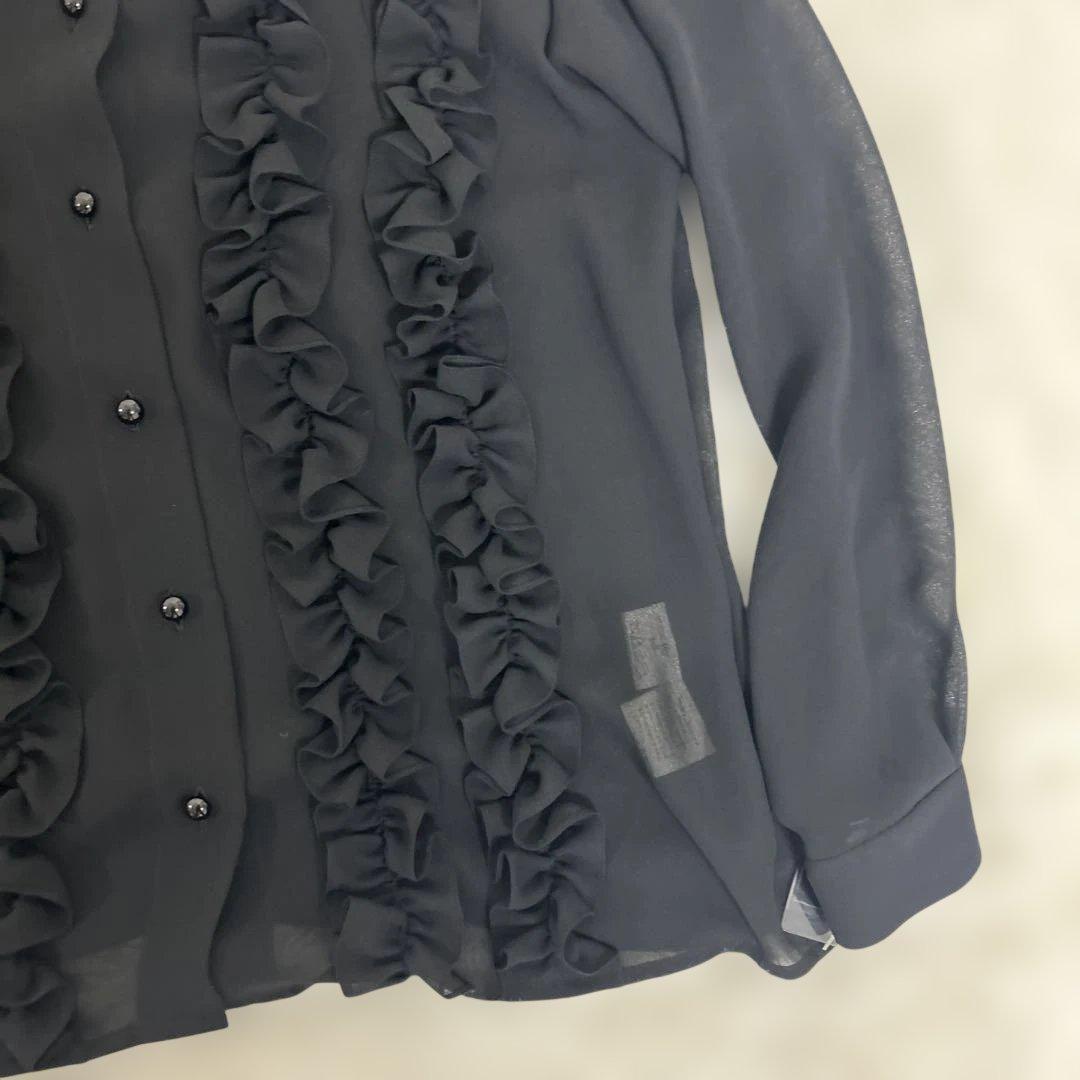 【未使用タグ付き】イヴサンローラン ブラウス シャツ リボン　ポリエステル100