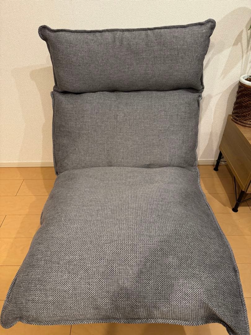 【使用1年】無印良品　ハイバックリクライニングソファ　1人掛けソファ