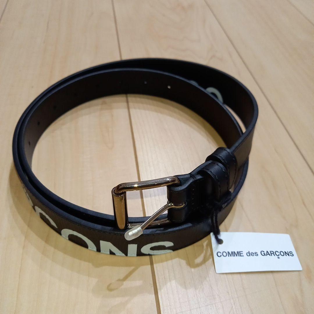 COMME des GARÇONS ブラックレザーベルト M