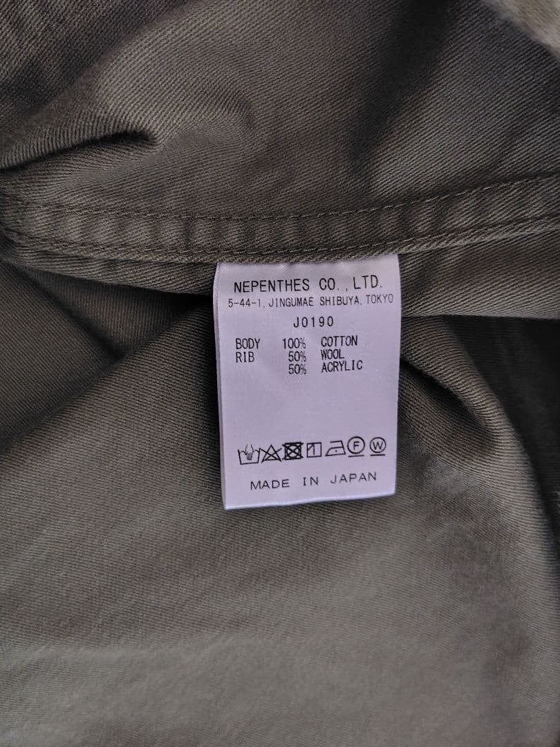 【美品】NEEDLES 21AW ミリタリーシャツ アーミーシャツ