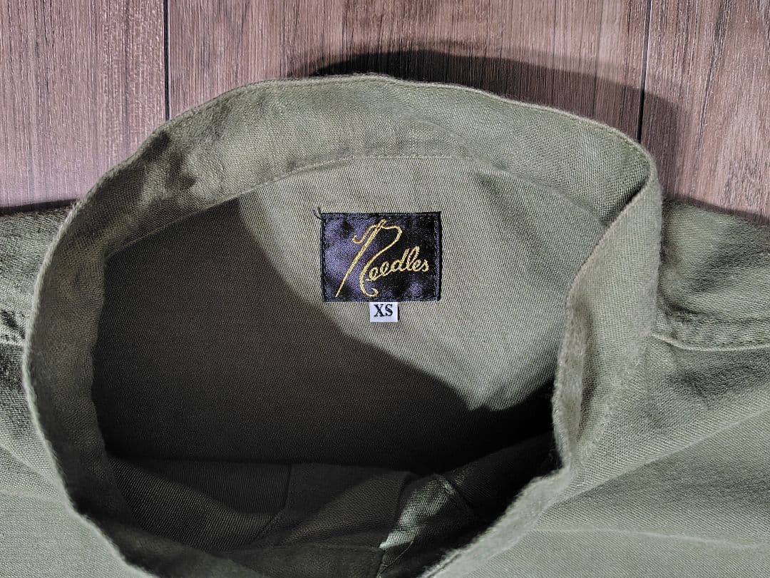 【美品】NEEDLES 21AW ミリタリーシャツ アーミーシャツ
