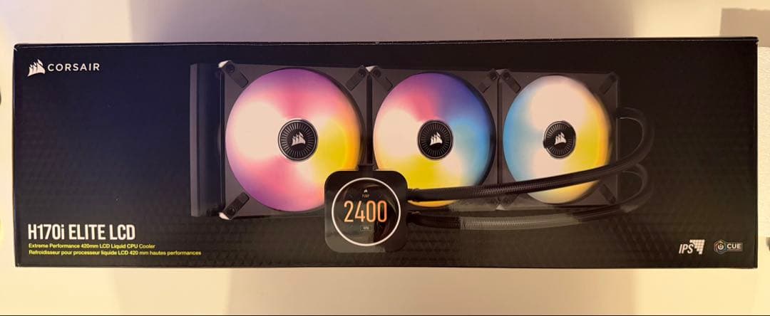 Corsair iCUE H170i ELITE LCD 簡易水冷CPUクーラー