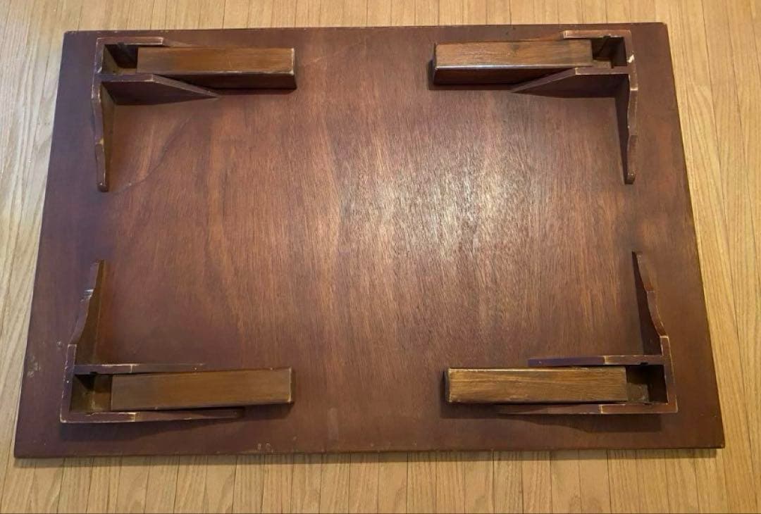 【クリスマス値下げ】　‼️送料込み‼️ 座卓　昭和レトロ　和テーブル　一枚板