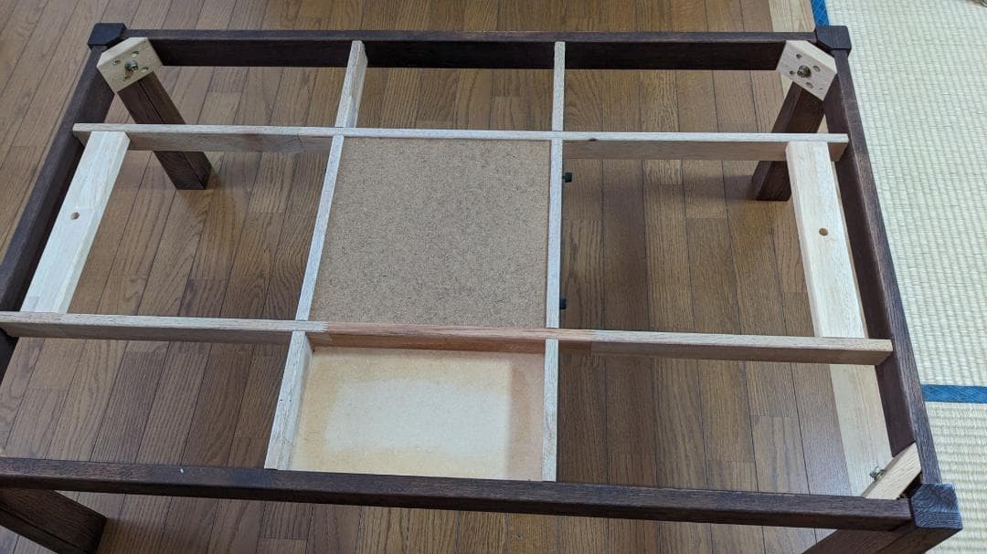 木製こたつ ブラウン