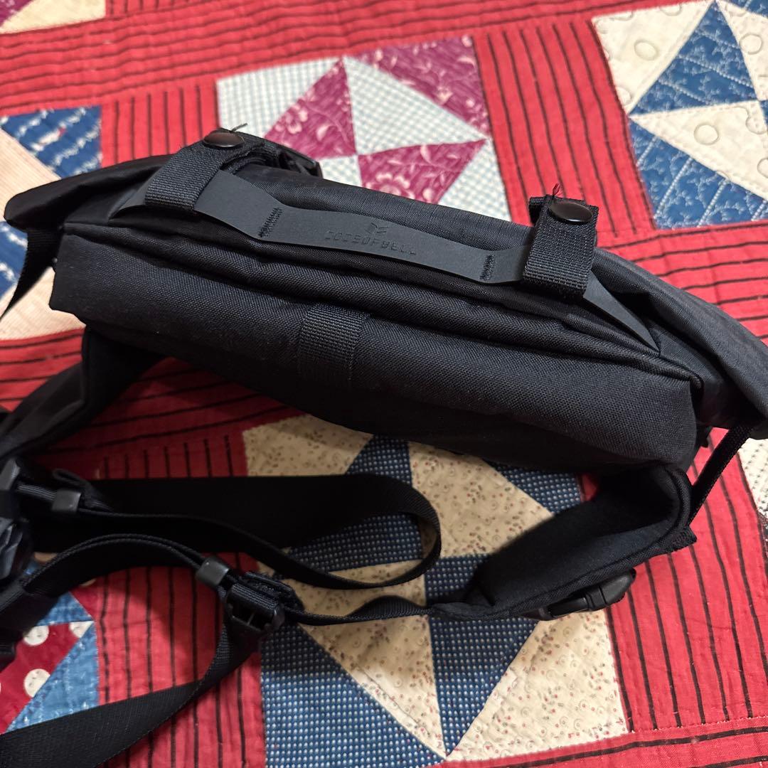 CODE OF BELL X-POD Ⅱ ブラック ボディバッグ