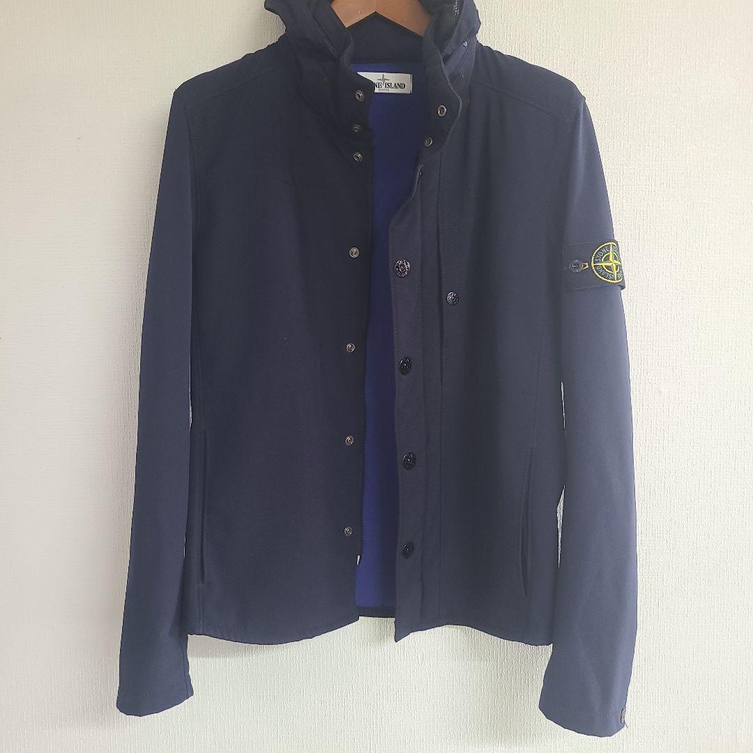 stone ストーンアイランド ソフトシェルジャケット S ネイビー