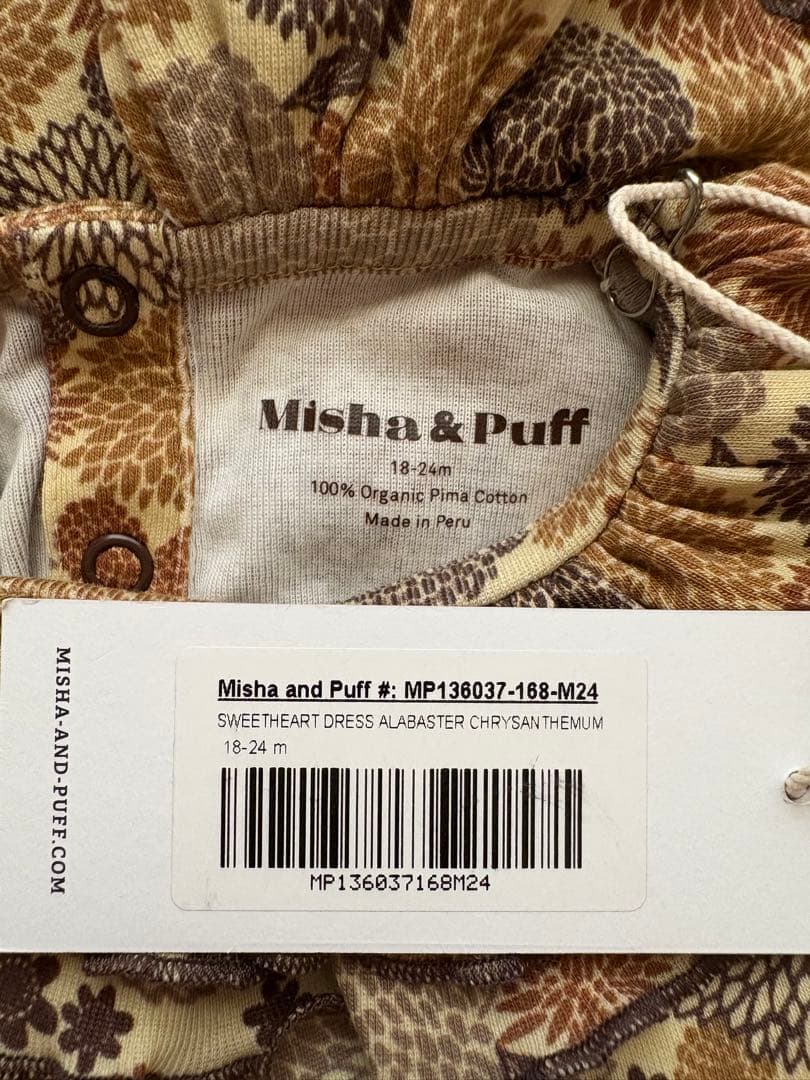 ワンピース Misha & Puff sweetheart dress 18-24M