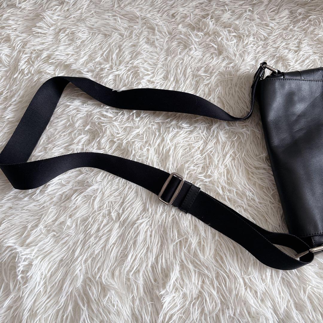 本日限定出品❗️COACH メッセンジャーバッグ シグネチャー レザー