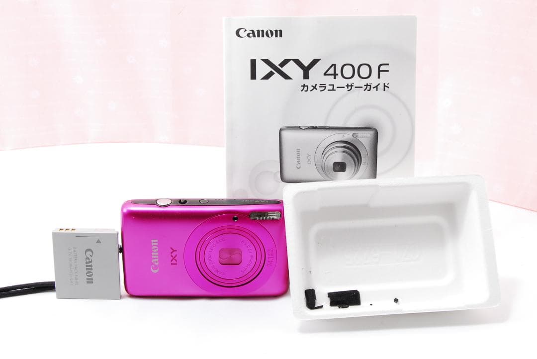 〓ジャンク（故障）品〓キヤノン Canon IXY 400F ピンク