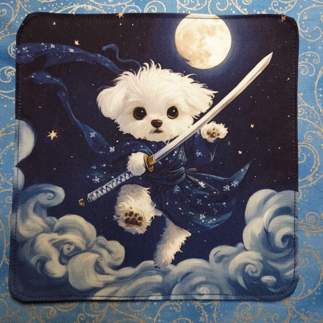 りあ　ハンカチ12枚 パネル22枚　マルチーズちゃん柄　34枚