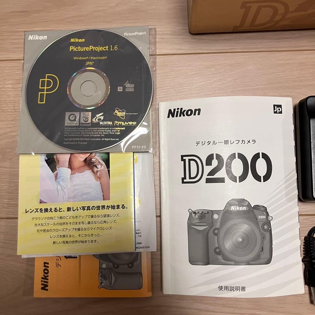 Nikon D200 ショット数4821枚 CFアダプター 付き