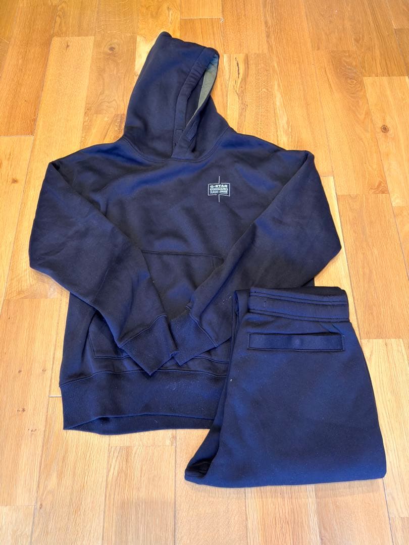 G-STAR RAW スウェットセットアップ　ブラック　上下