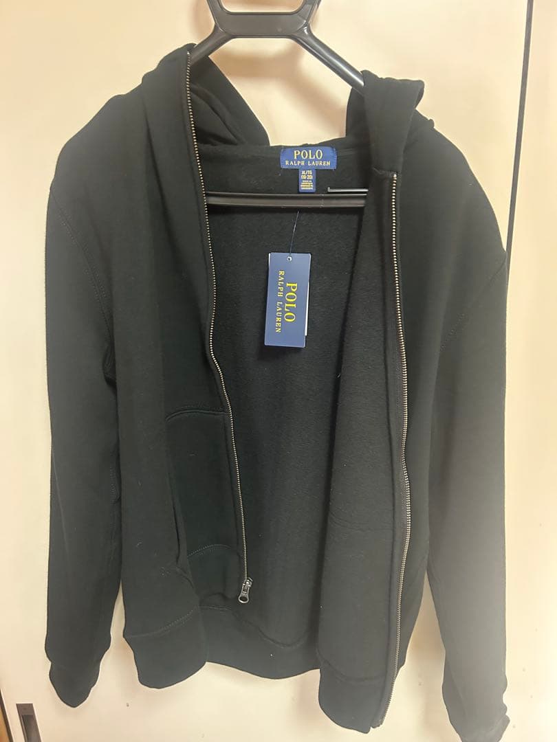 ち*根様 POLO RALPH LAUREN ブラック XL ジップアップパーカ