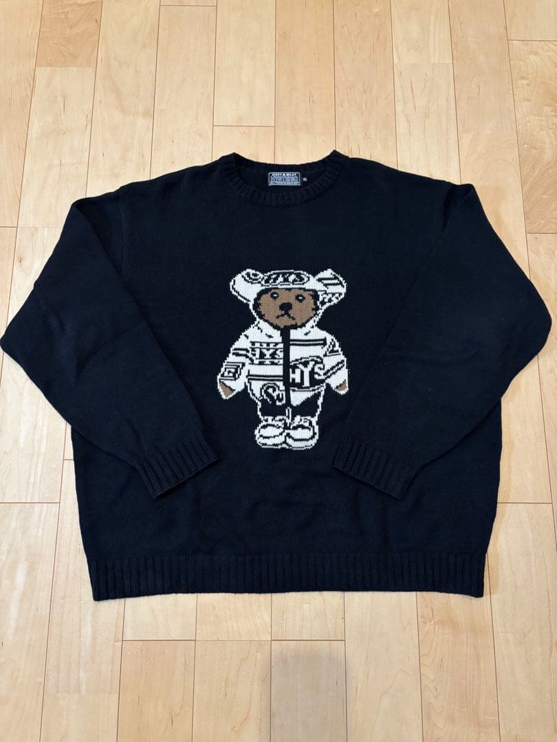 ヒステリックグラマー　HYSTERIC TEDDYジャカード セーター　XL