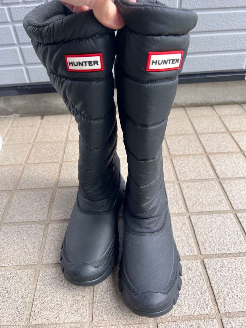 HUNTER スノーブーツ ブラック UK5/US7/EU38