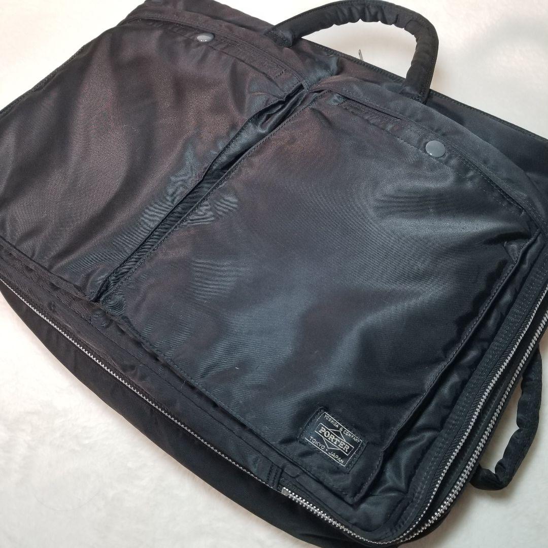 未使用級　PORTER　TANKER　ブリーフケース　2層式　3way　大容量
