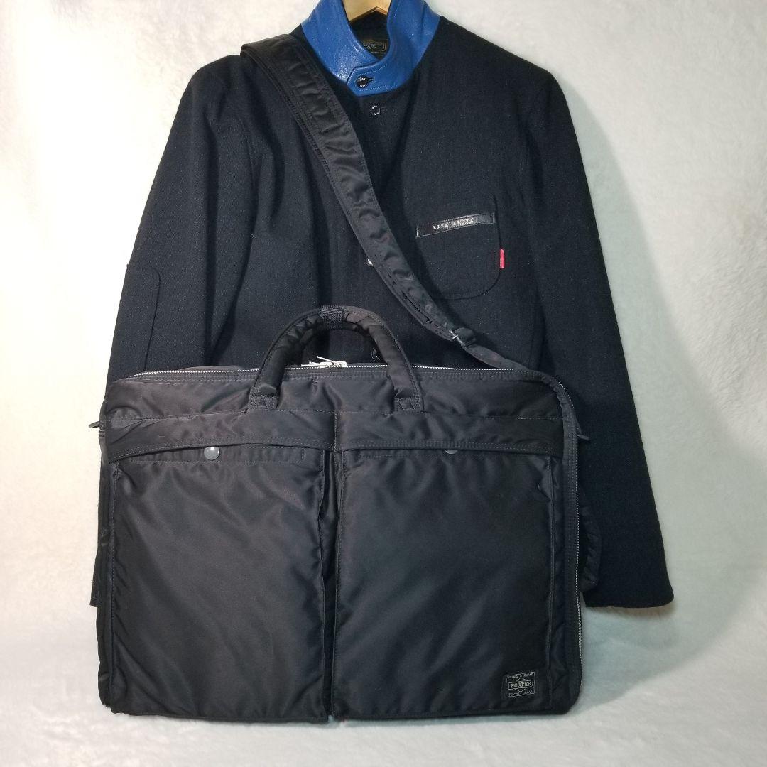 未使用級　PORTER　TANKER　ブリーフケース　2層式　3way　大容量