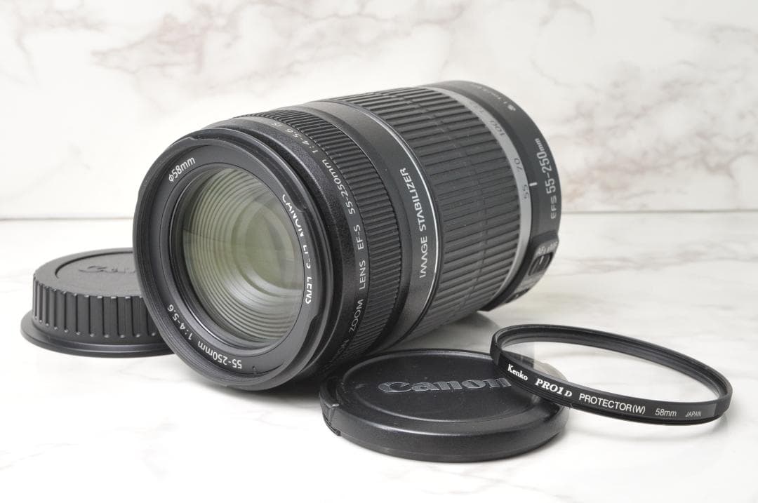 美品 Canon EF-S 55-250mm IS⭐️手ぶれ補正 望遠レンズ
