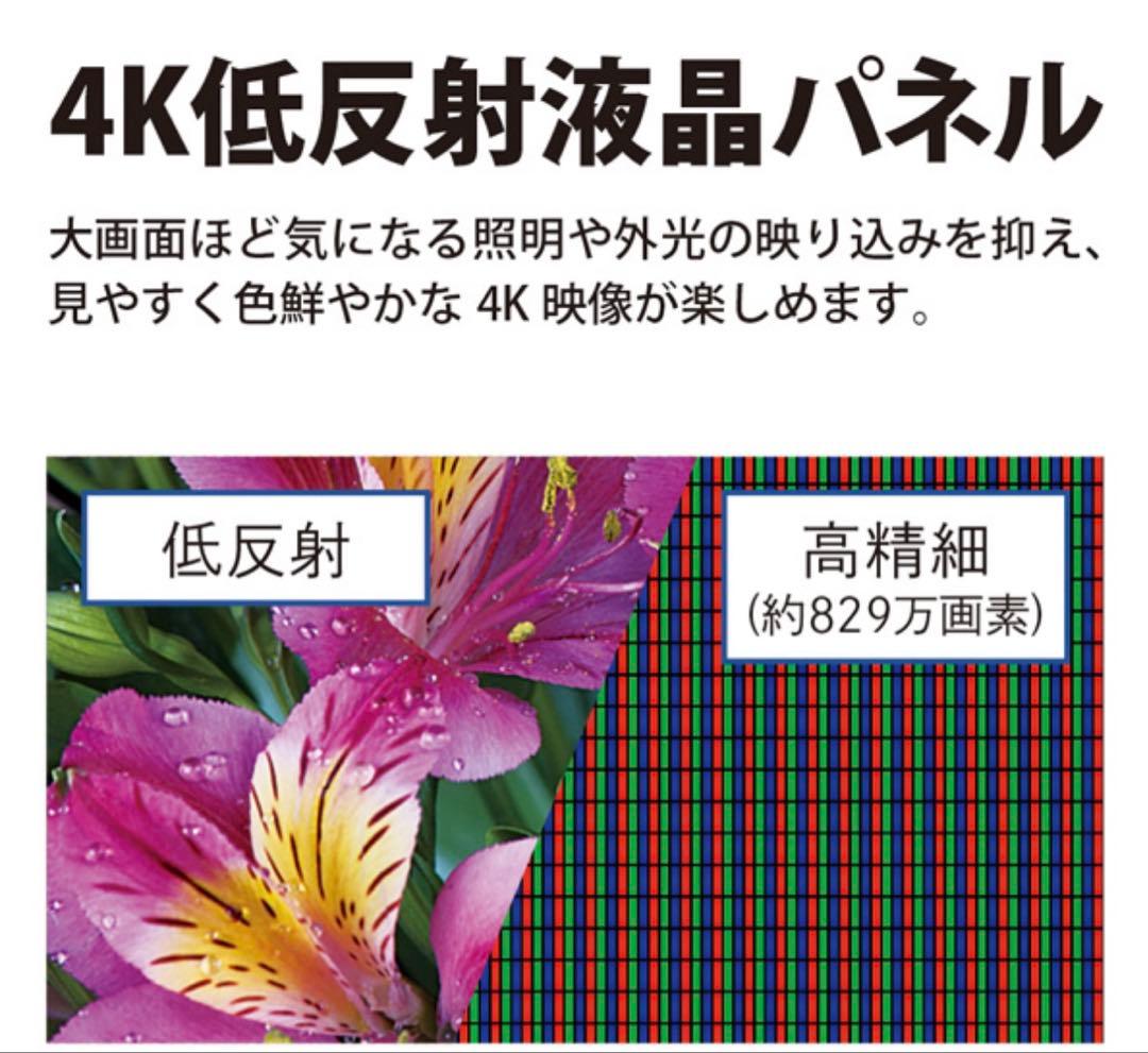 【2023年製】SHARP AQUOS 65V4K液晶テレビ 4T-C65CH1