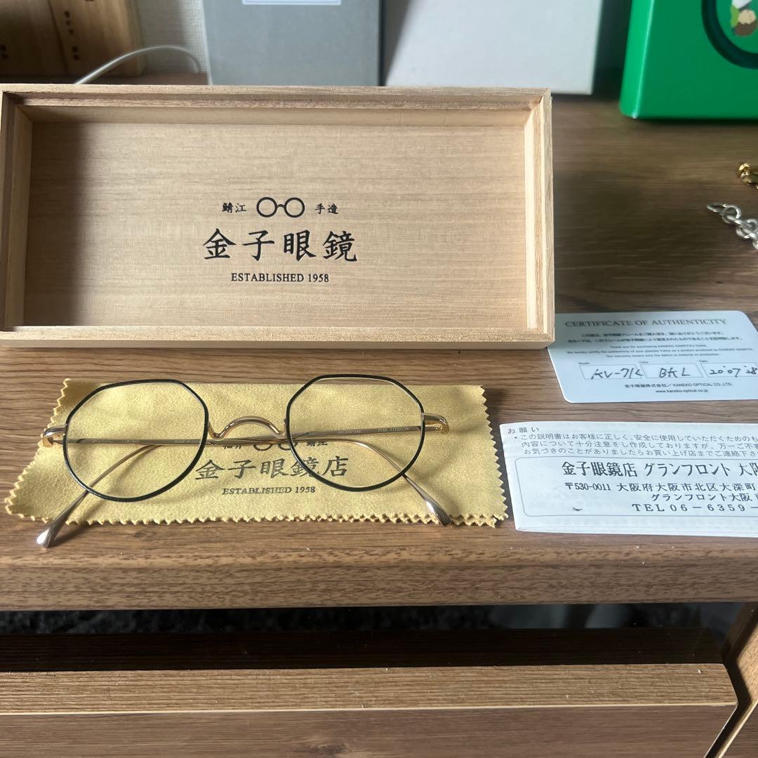 金子眼鏡 KV-7k? BK L メガネ