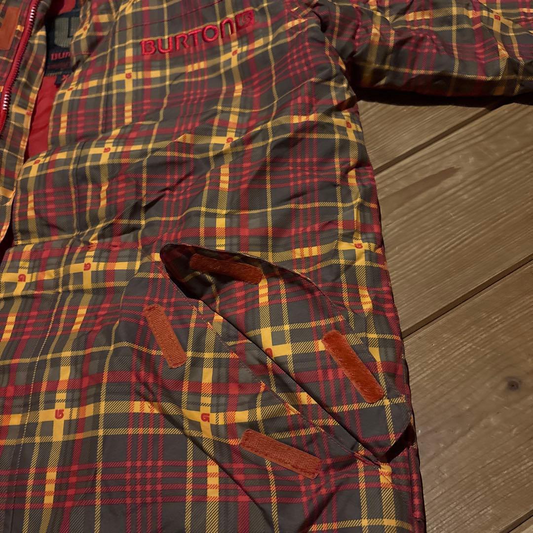 BURTON バートン　チェック　スノーボードウエア　上下　セット